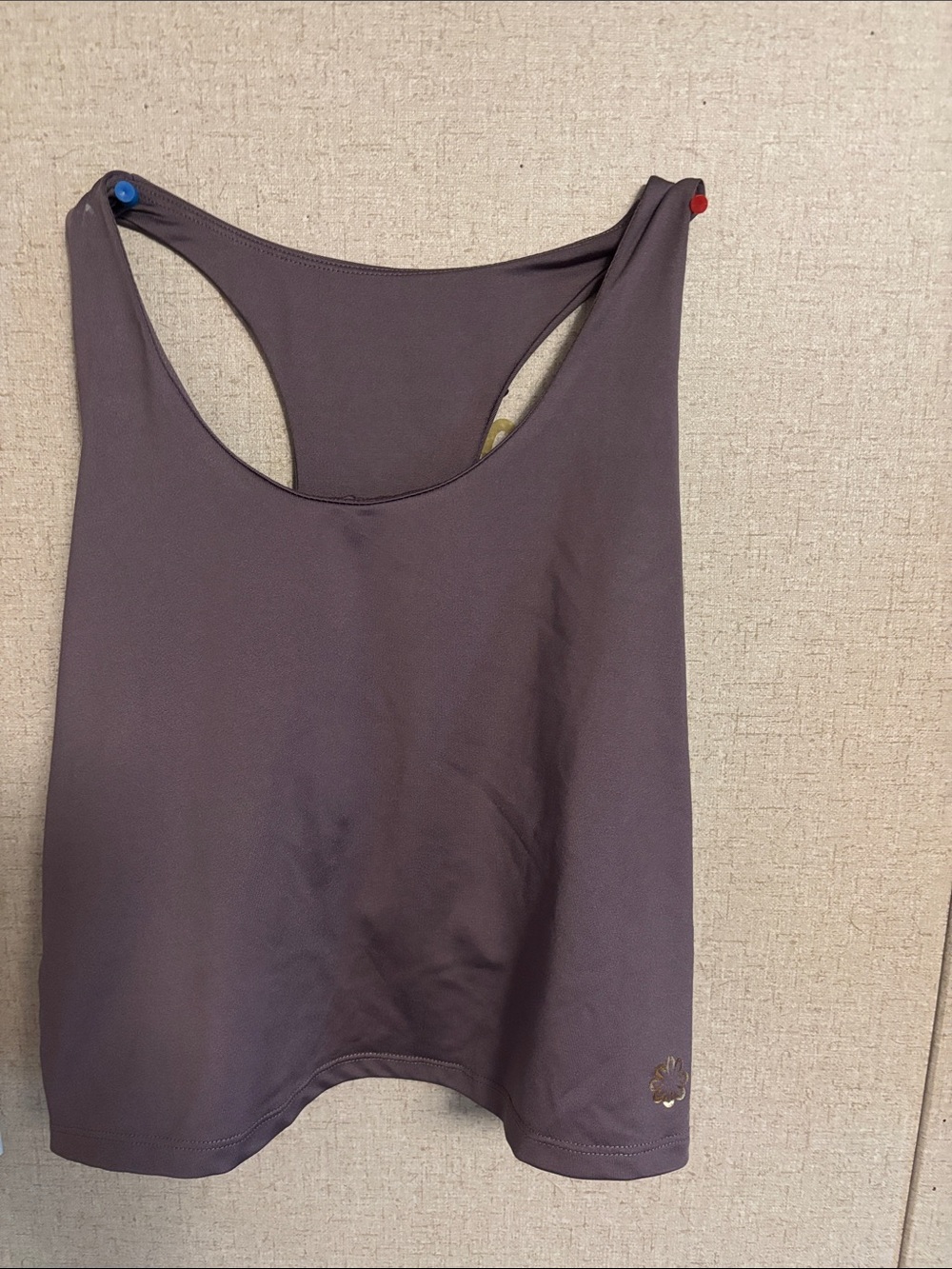 Brown Racerback Tank Top